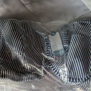 Cacique Blue and White Striped Bikini